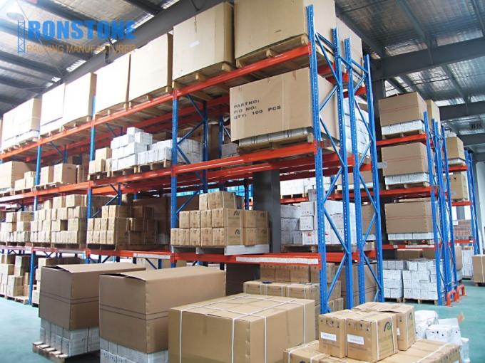 Défilement ligne par ligne durable industriel rentable de support de palette et de palette et système de étagère de stockage pour l'entrepôt
